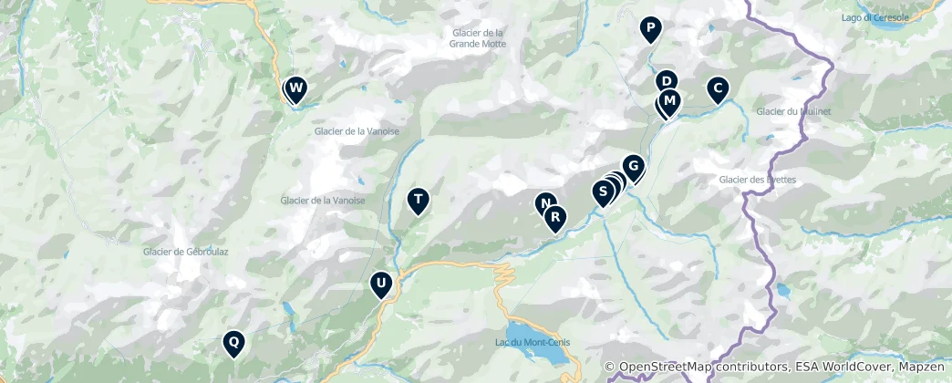 Map of Historic Religious Sites