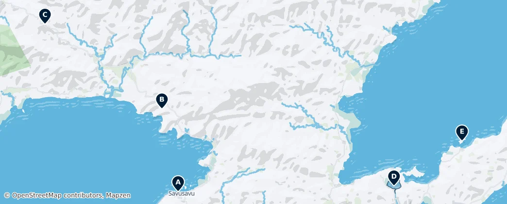 Vanua Levu Essentials – Mapa