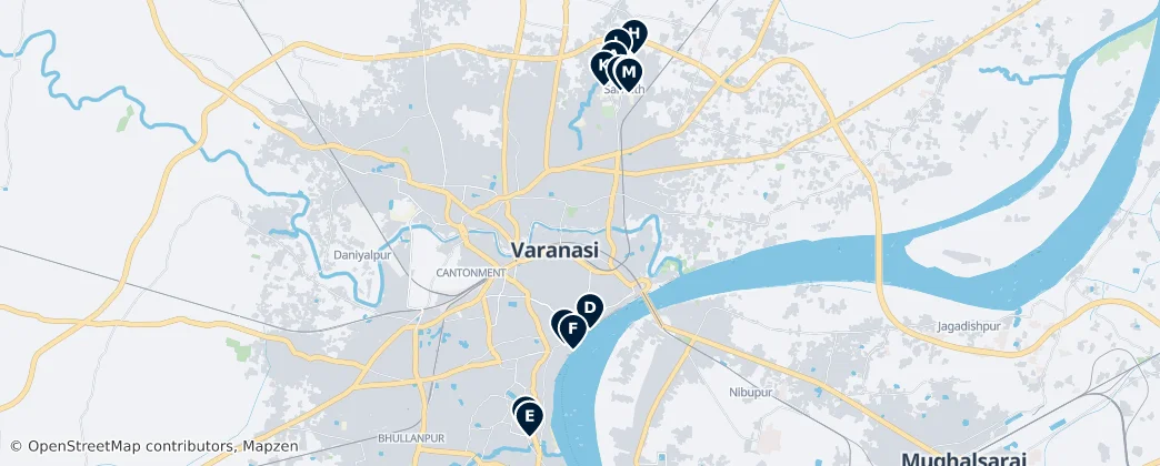 Temples and Religious Sites — Térkép