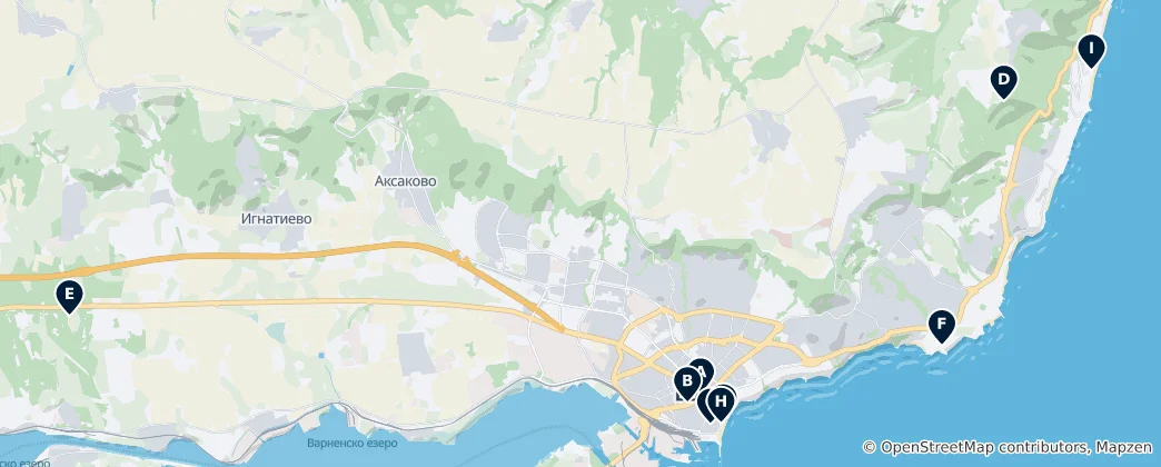 Mapa Varna Essentials