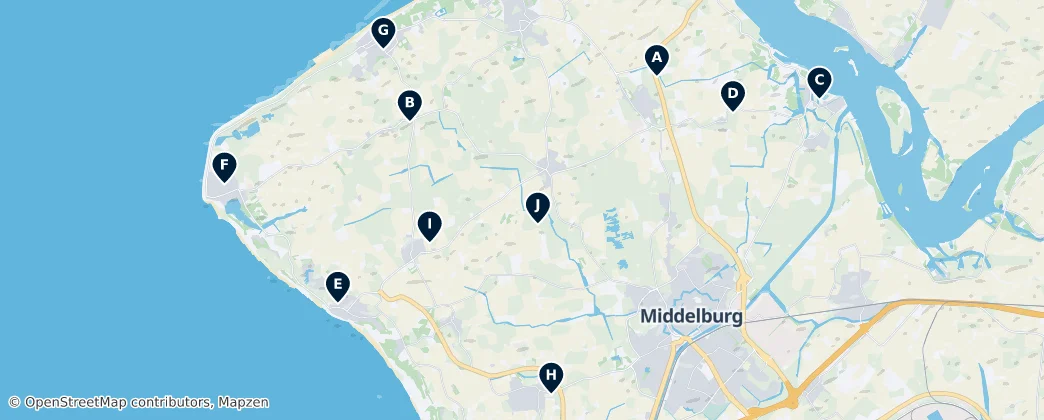 Rural Charm of Walcheren — Karte