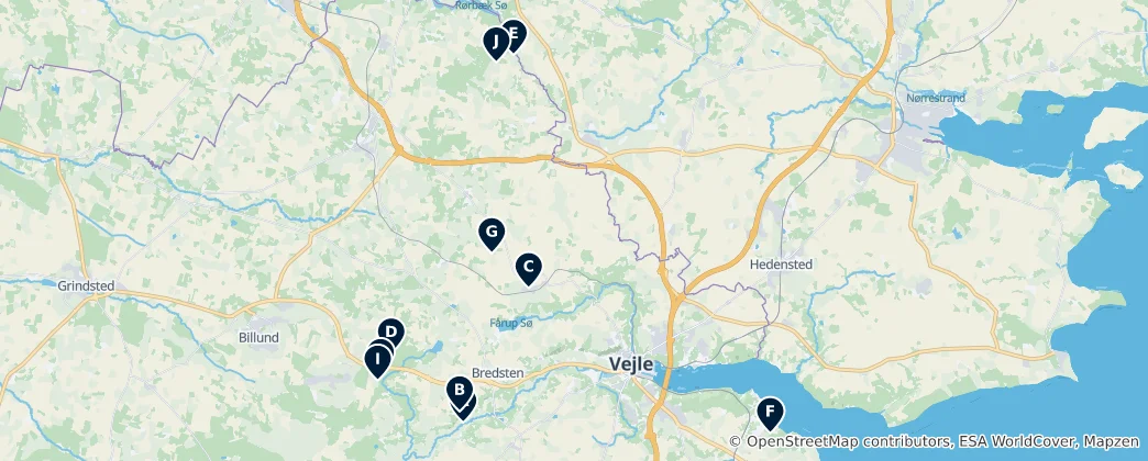 Mappa di Archaeological Sites