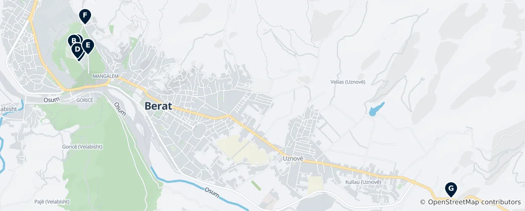 Mapa Historic Monuments