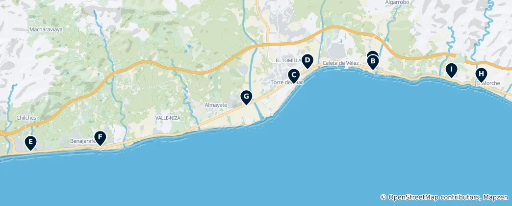Mappa di Historic Coastal Landmarks