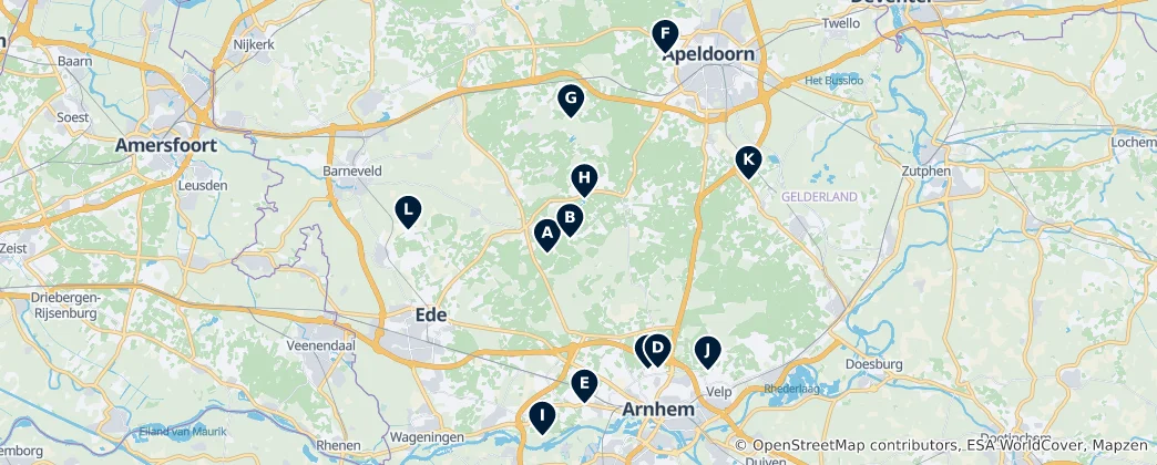 Mapa De Veluwe Essentials