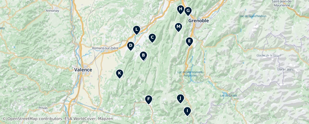 Carte de Parc naturel régional du Vercors Essentials