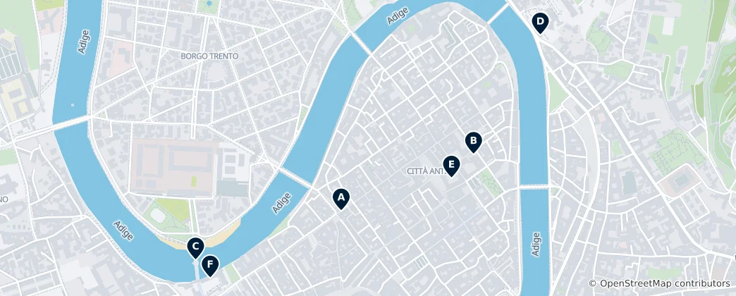 Map of Editor's Choice