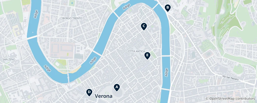 Map of Opera and Historic Theatres