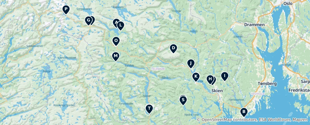 Map of Accessible Heritage and Amenities