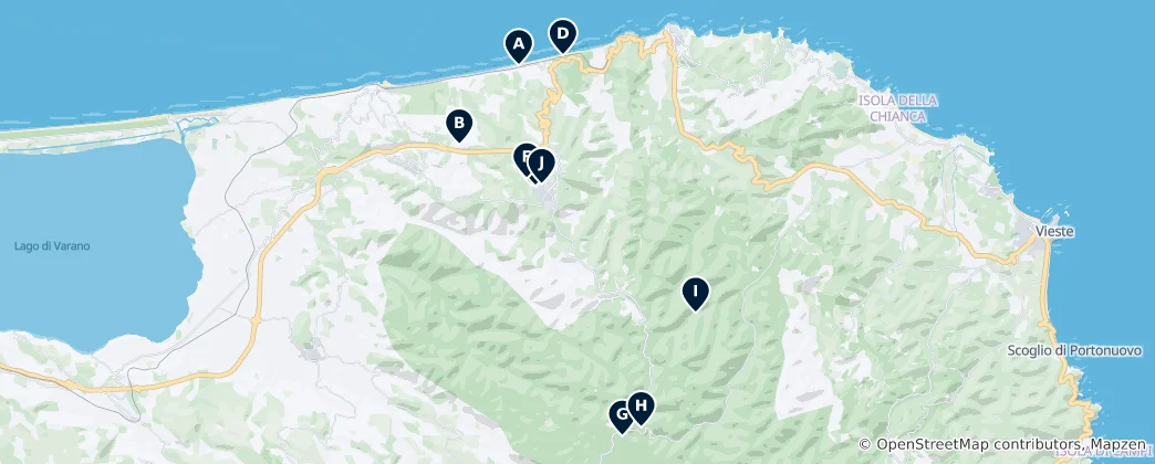 Carte de Vico del Gargano Essentials
