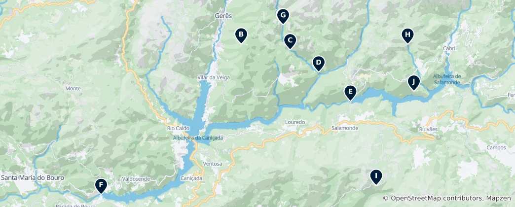 Mapa Nature & Viewpoints