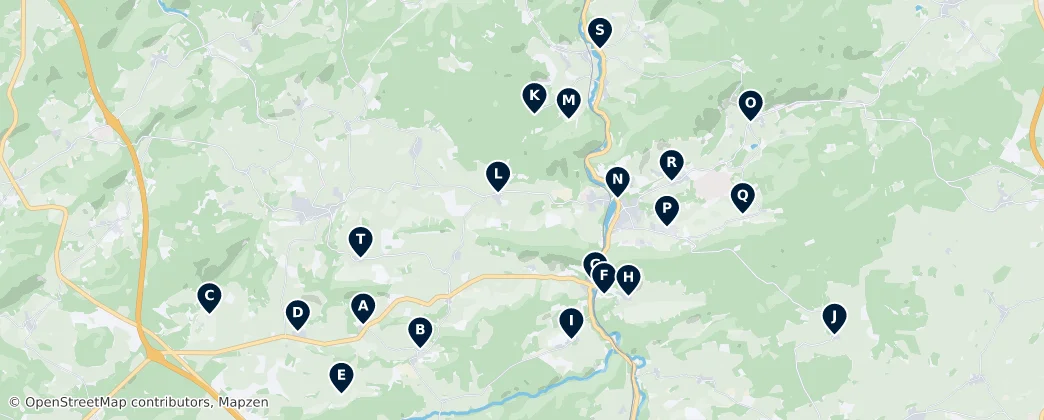 Historic Churches & Chapels — Mapa
