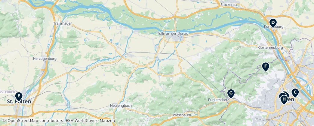 Vienna Museums & Heritage — Map