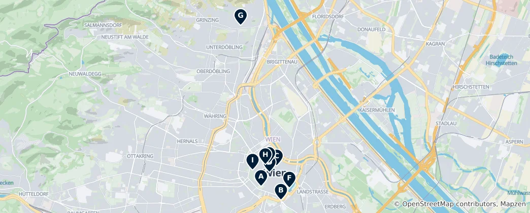 Map of Iconic Memorials & Statues