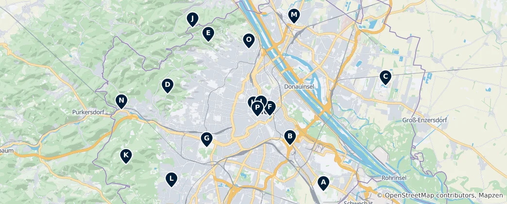 Vienna's Hidden Gems 지도