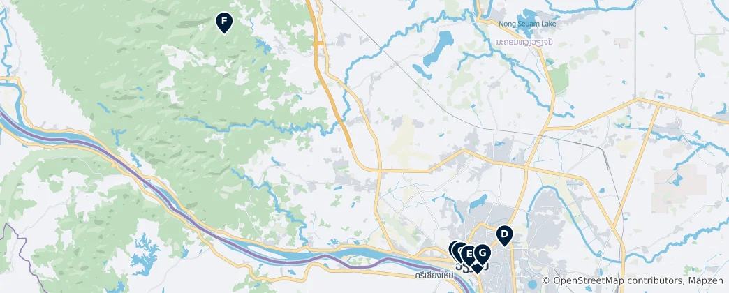 Map of Temples & Religious Sites