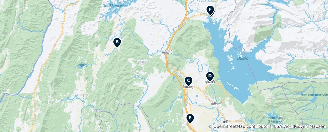 Mapa Local Markets