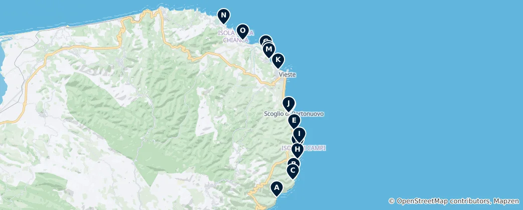 Map of Best Beaches