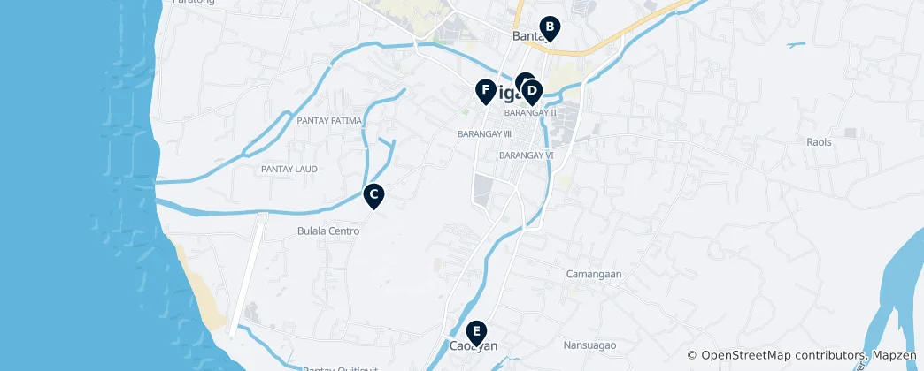 Mapa de Historic Churches of Vigan
