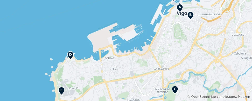 Map of Best of Vigo