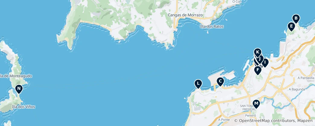 Map of Vigo Essentials