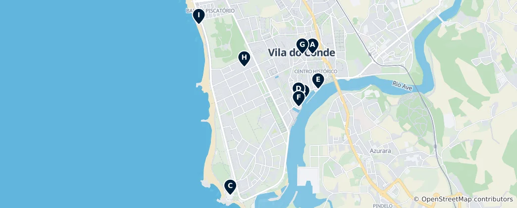 Mapa De Vila do Conde Essentials
