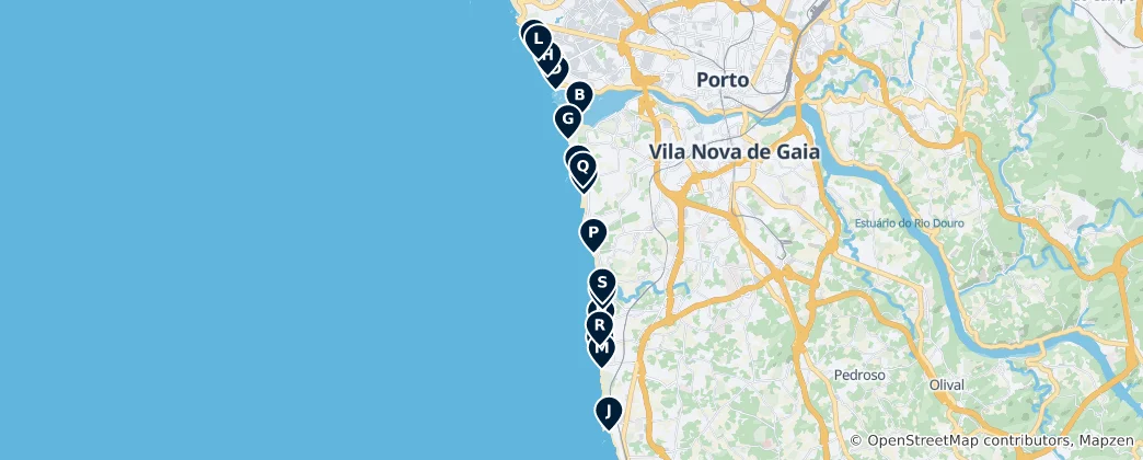 Map of Best Sandy Beaches