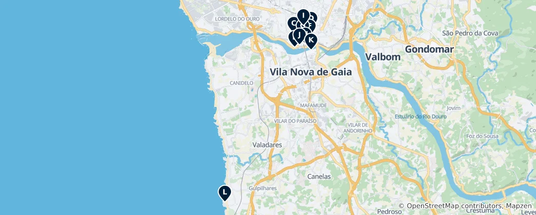 Map of Porto's Sacred Architecture