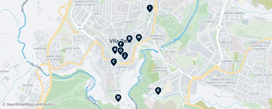 Vila Real Essentials — 地图