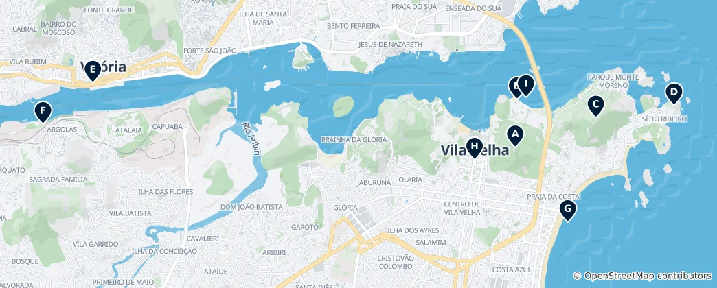 Mapa Vila Velha Unmissables