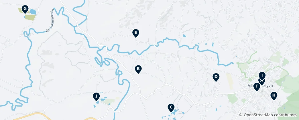 Map of Villa De Leyva Essentials