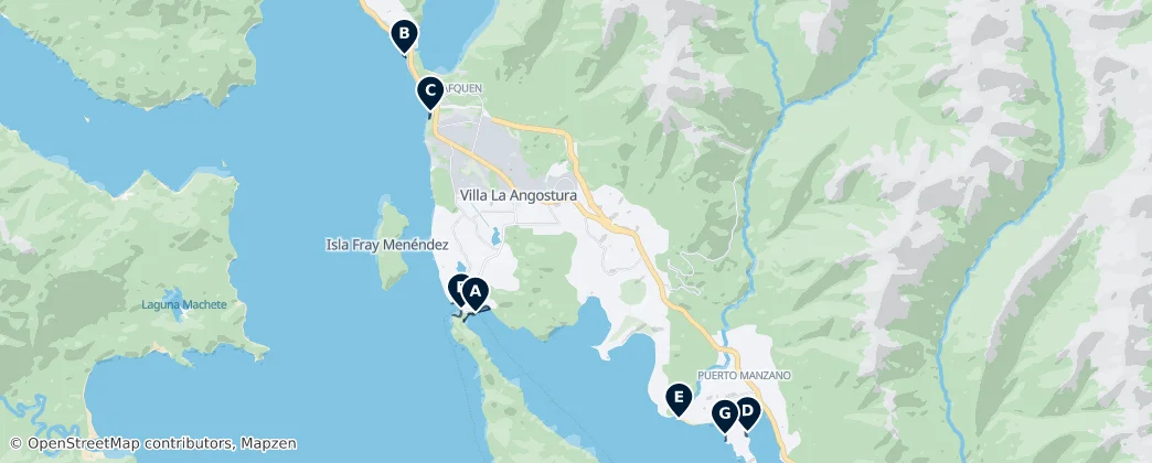 Lake Beaches — Mapa