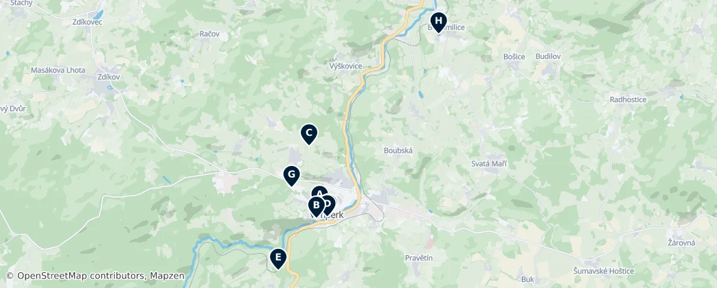 Vimperk Essentials — Mappa