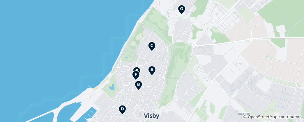 Map of Historic Churches and Ruins