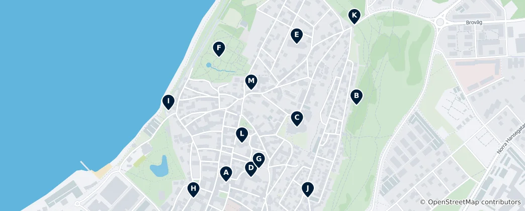 Map of Visby domkyrkodistrikt Essentials