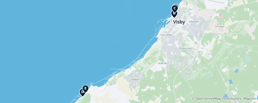 Map of Hidden Gems