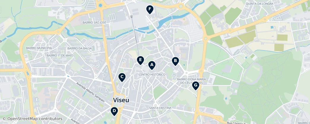 Viseu's Sacred Heritage — Mappa