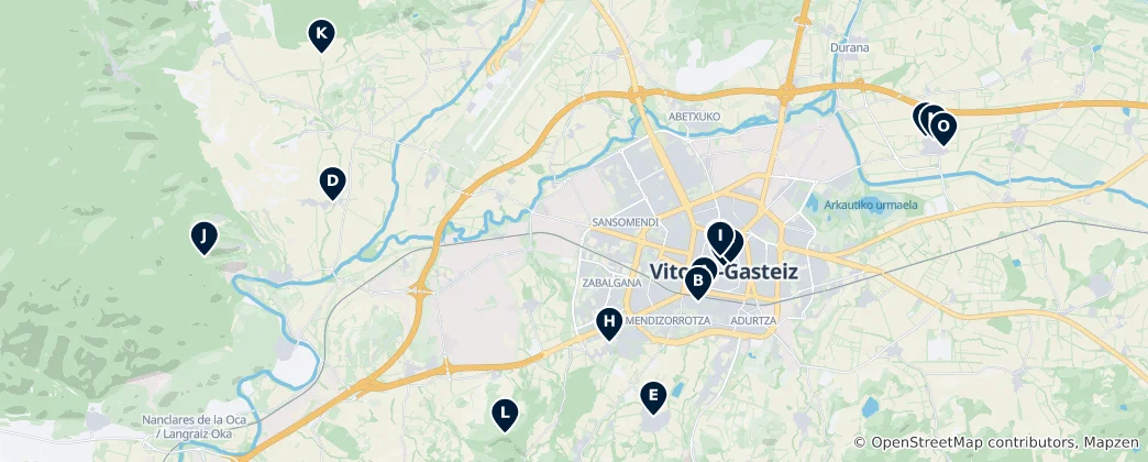 Карта Historic Sites and Ruins