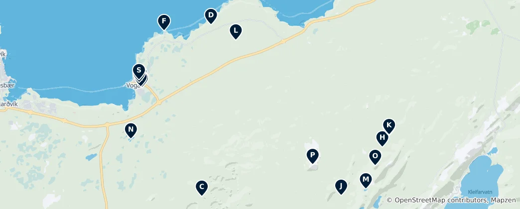 Mapa Sveitarfélagið Vogar Unmissables