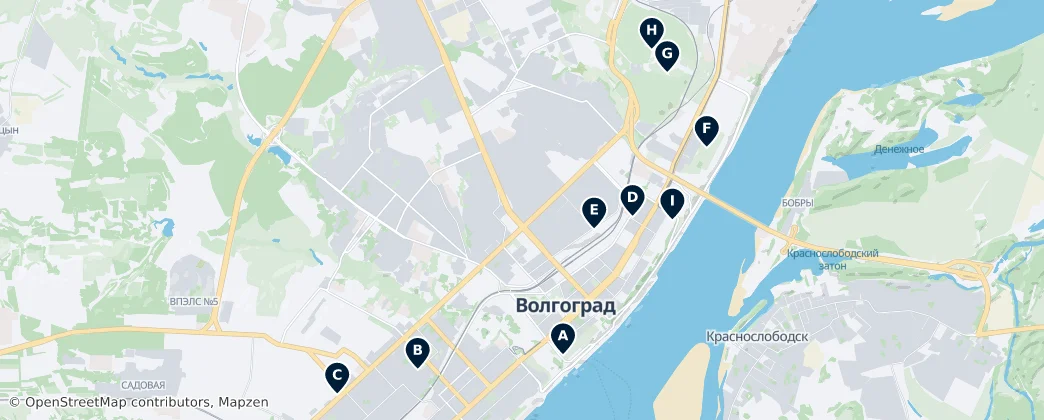 Religious Landmarks – Mapa