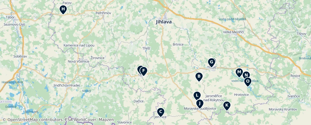 Historic Castles & Views — Mappa
