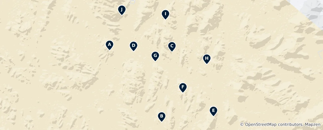 Mapa Wadi Rum Protected Area Essentials