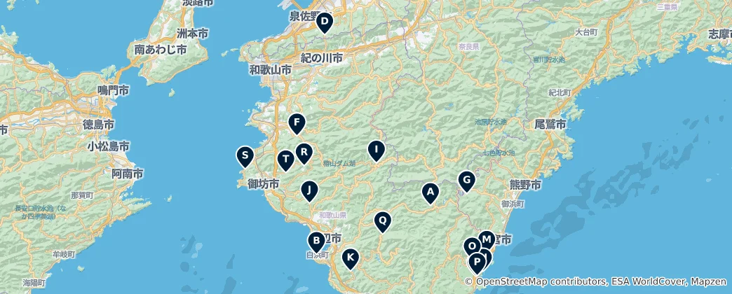 Mappa di Enchanting Hot Springs