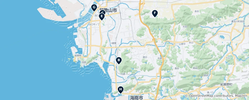 Mapa Wakayama Essentials
