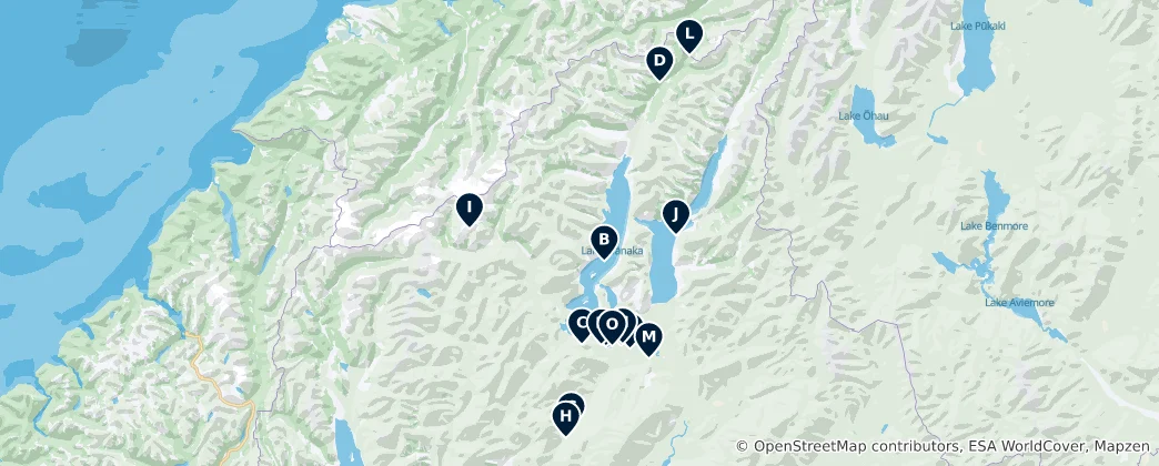 Map of Wanaka Ward Essentials