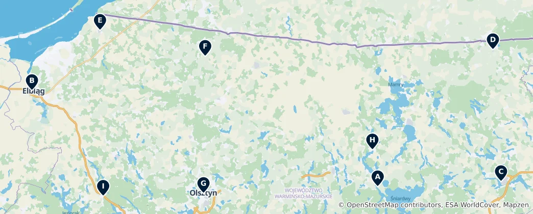 Map of Notable Churches and Chapels