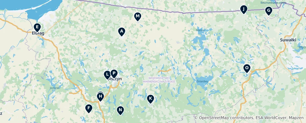Map of Warmian-Masurian Voivodeship: Essential Highlights