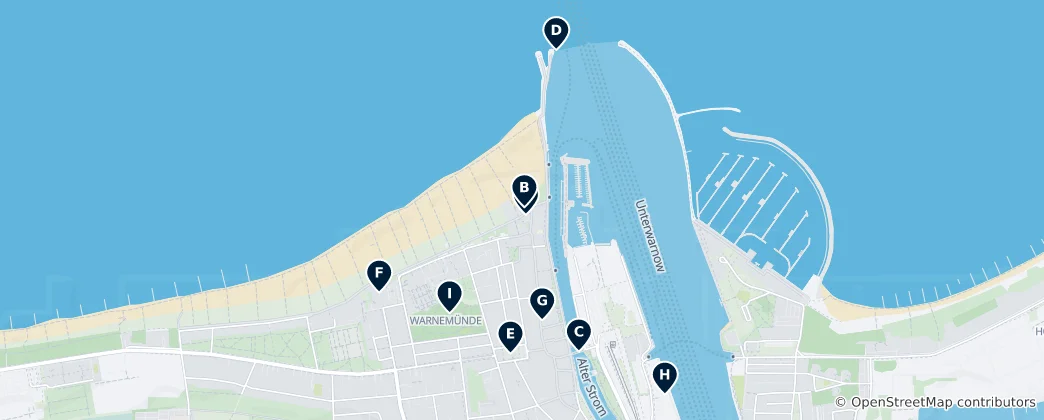 Térkép: Warnemünde Essentials