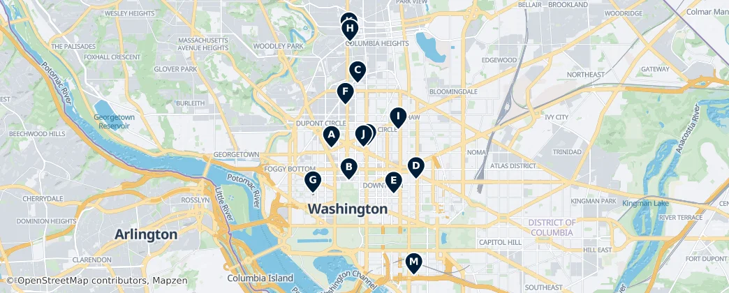 Historic Houses of Worship — Map
