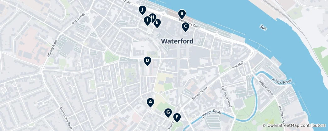Mappa di Waterford Essentials